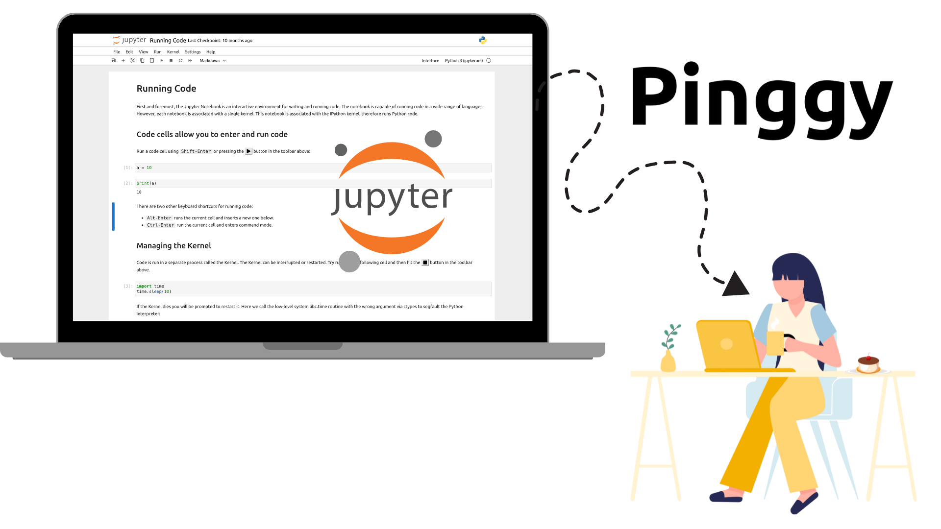 Sharing jupyter notebook through Pinggy public URLs